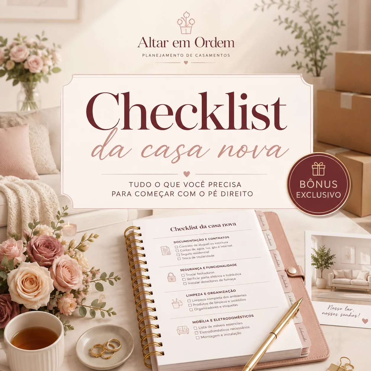 Checklist da casa nova